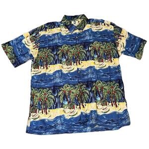 KAHALA Coconut Tropical Hawaiian Short‎ Sleeves Men's  XL (d-75)
